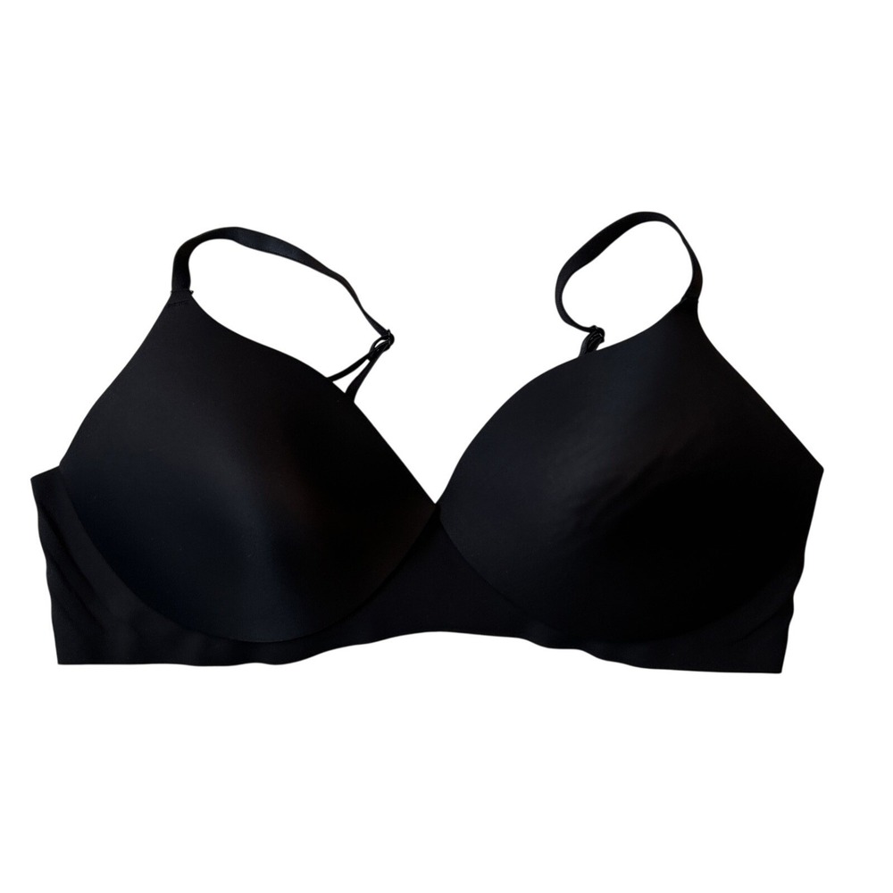 Eby Bra 38C Women's Black‎ Pain-Free T-Shirt Bra 3D Precision Bra Wireless